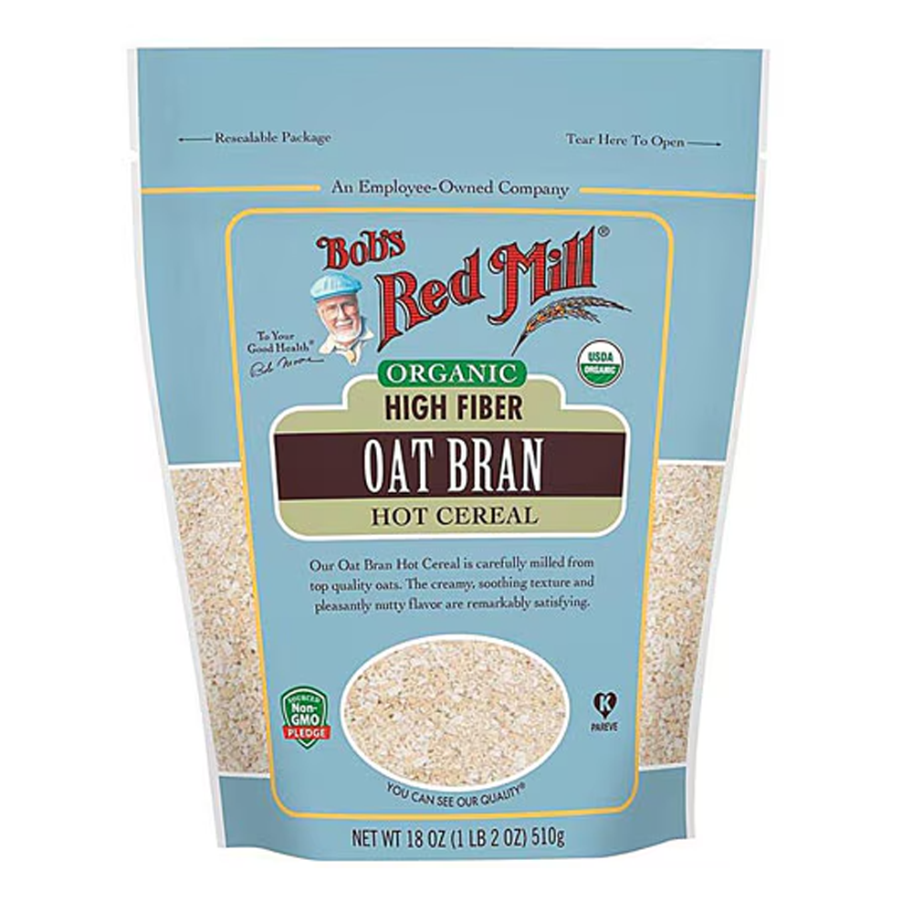 Organic Hot Cereal Oat Bran – 18 oz (510 gr)